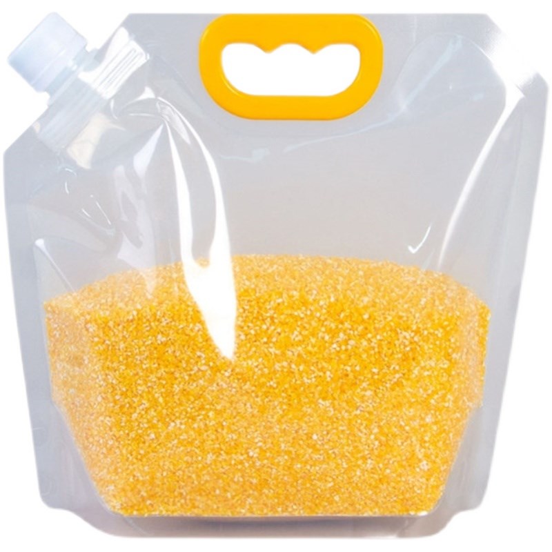 杂粮收纳a袋大米袋手提吸嘴袋防霉防虫分装袋家用杂粮密封袋啤酒