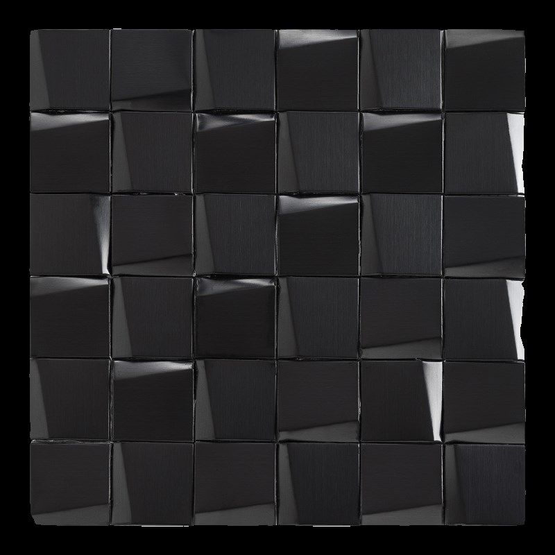 镜面金属马赛克背景墙砖不锈钢3d立体墙贴金色KTV吧台Z酒店瓷砖片