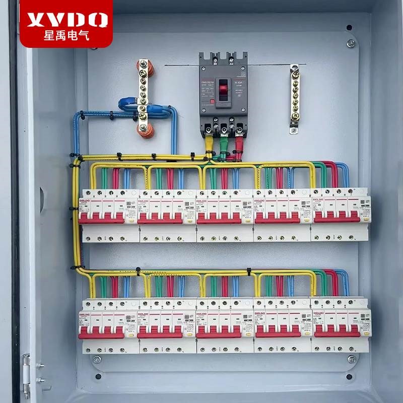 成套电源配电箱3j80v三相四线充电桩工地不锈钢空开动力柜明装家