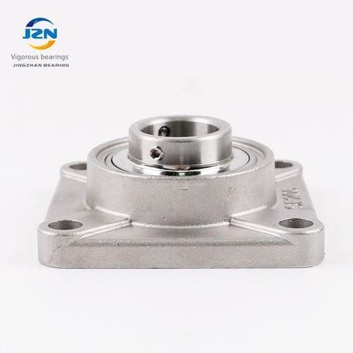 不锈钢外球面轴承带座方形SUCF 201 202 203 204 205 UCF SF 防锈