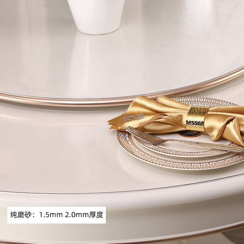 软玻璃PVC透明磨砂桌布防水防烫防油餐桌垫茶几垫磨砂水新品