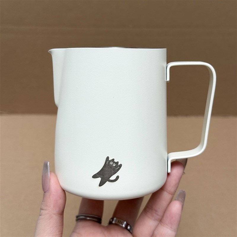 【怪高级的拉花缸】咖啡打奶缸尖嘴奶泡杯拉花神器不锈钢专业器具