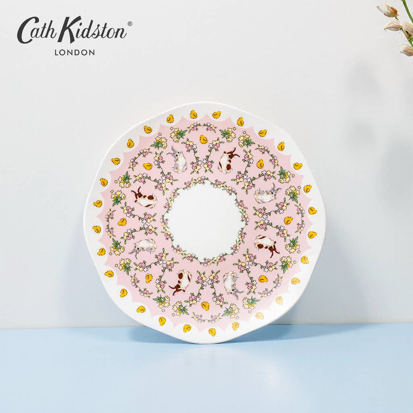 Cath Kidston骨瓷兔子盘子精致可爱果盘家用餐具米饭碗乔迁礼物女