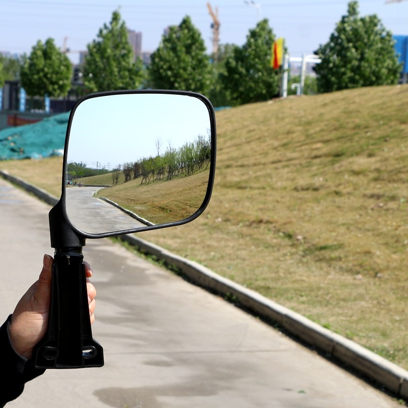 宗申电动三轮车四轮车反光镜皮卡倒车镜驾驶室镜子原厂长杆后视镜