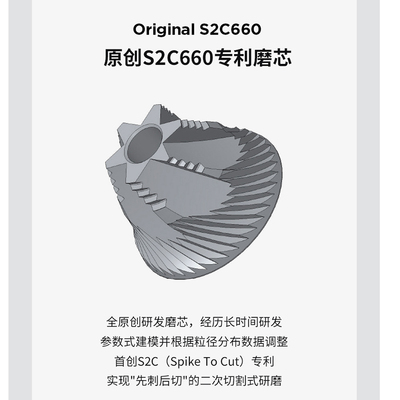 泰摩栗子C2C3手摇咖啡磨豆机手磨家用便携手冲单品意式咖啡研磨机