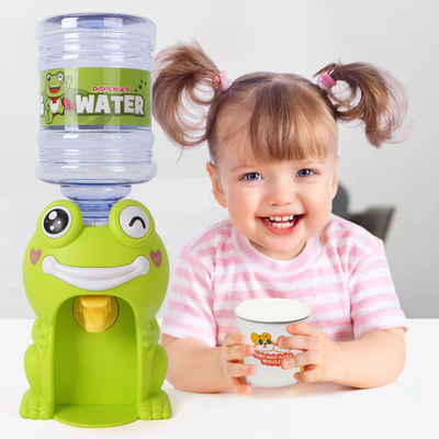 儿童饮水机迷你过家家厨房能出水小型仿真小黄鸭宝宝男孩女孩玩具