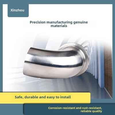 304不锈钢单卡快装弯头卫生级单边卡盘快接卡箍式90度弯管接头38