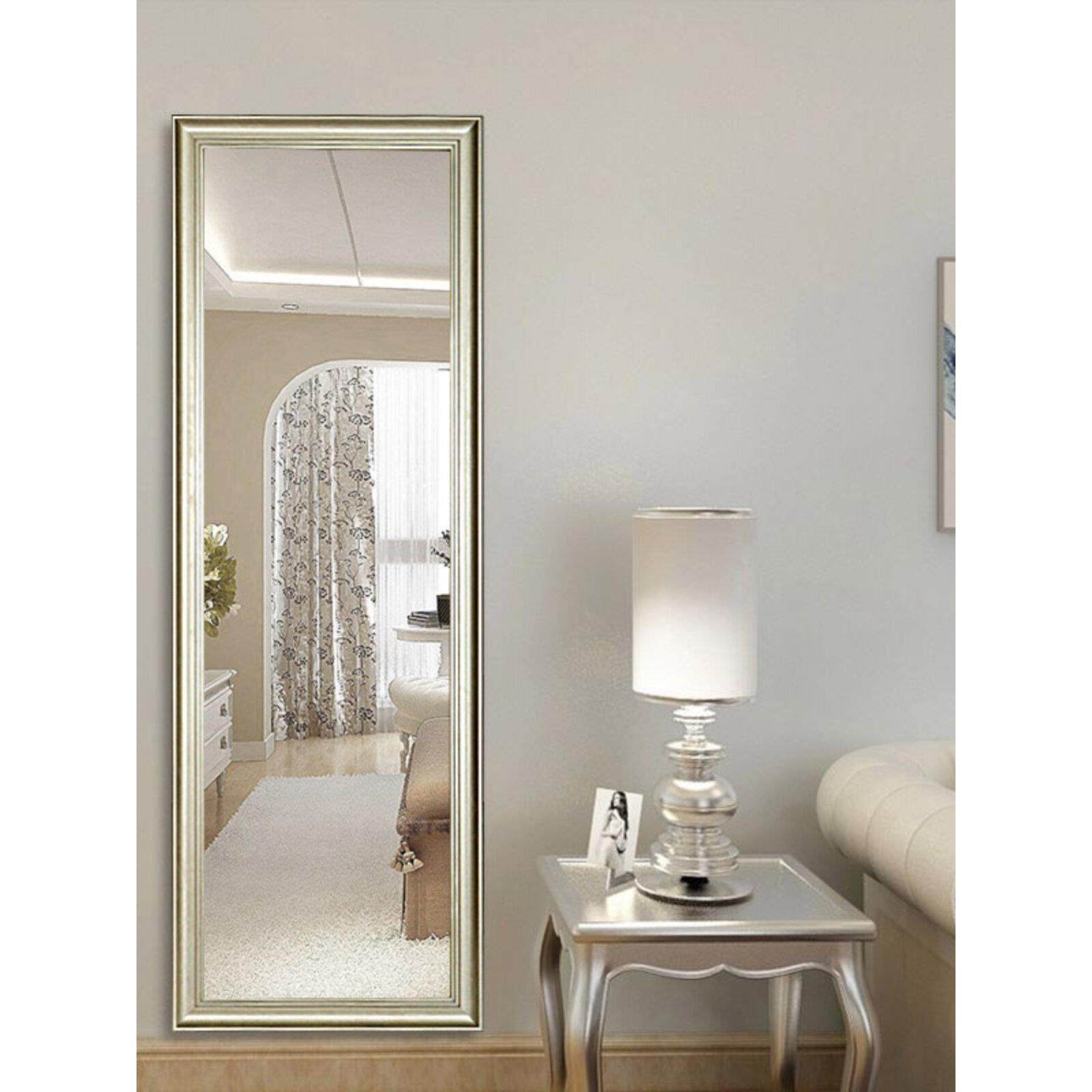 欧式梳妆镜，壁挂式镜子，壁挂式家居美式全身镜，客厅壁挂式入口