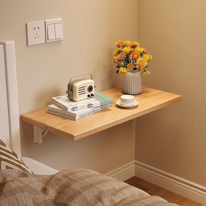折叠床头柜子替代品神器床边置物架小型家用卧室T小边几可收纳移