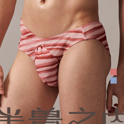 半兽之内男士三角裤低腰内裤