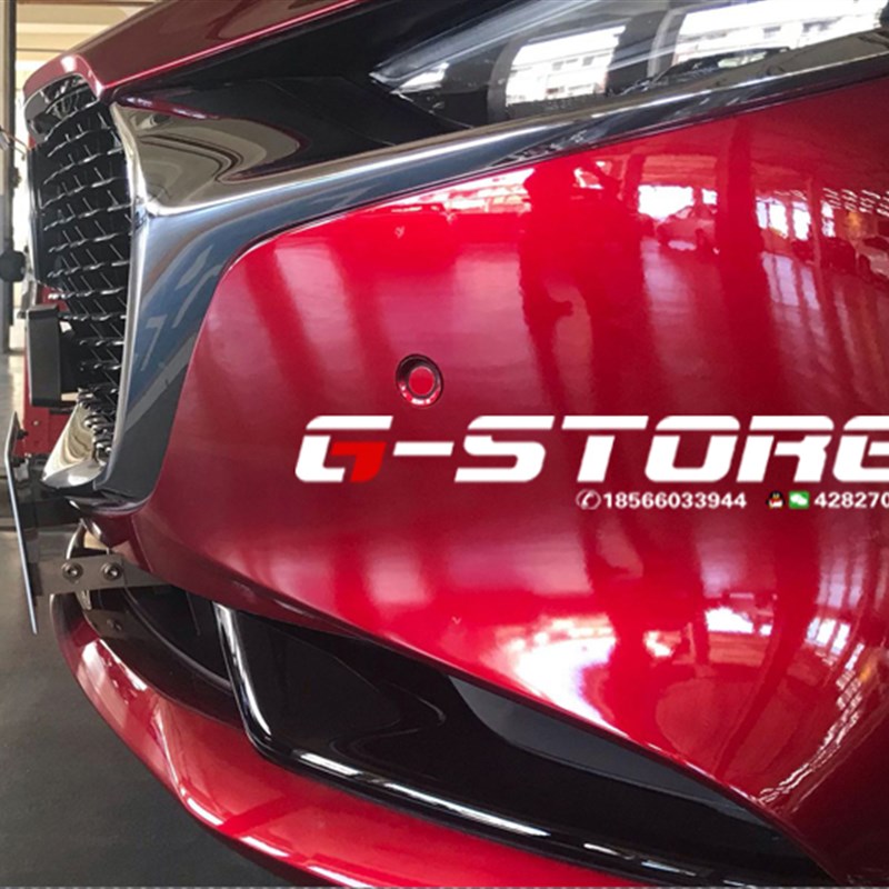 20款次世代马自达3昂克赛拉改鬼面中网车牌向下移支架免打孔包围