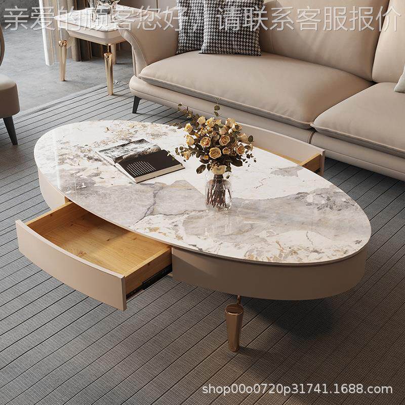 特价清仓客高端213椭圆形茶几茶桌厅岩小不锈钢组合电视柜户板型