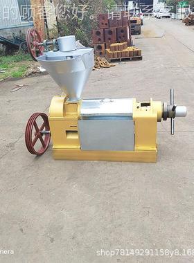 用螺旋榨油O机il pressi商ng machne大豆茶籽核桃棕榈果榨i油机