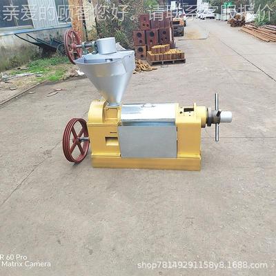 用螺旋榨油O机il pressi商ng machne大豆茶籽核桃棕榈果榨i油机