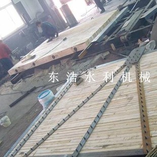 木制闸门厂家供应现货手动自动木制叠梁门渠道式木制挡水闸门