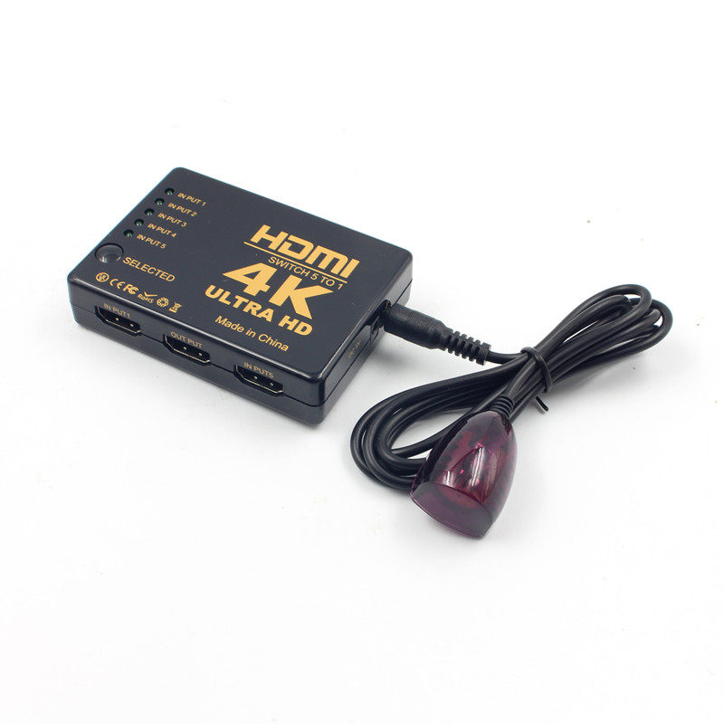 DMI切换器五进一出高清电脑5进1出视频分配器显示器4k*2k