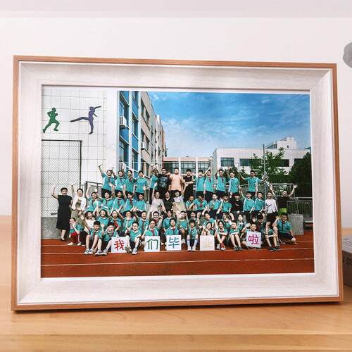 术北欧简约级感毕业照相6寸片7寸MDF636C8寸A4艺框照挂墙画框纪念