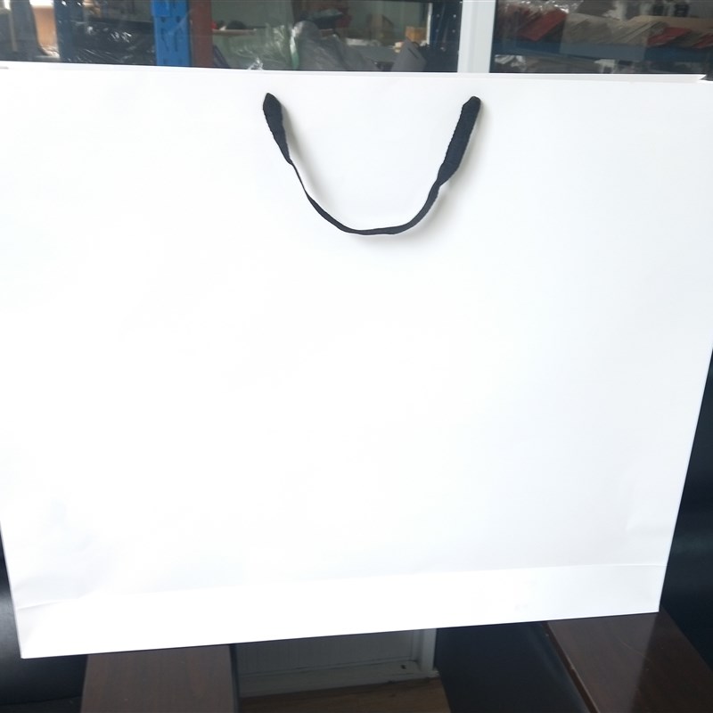 85*70*15超大号横款白卡纸袋礼品袋全国特大纯色包装袋子装油画婚