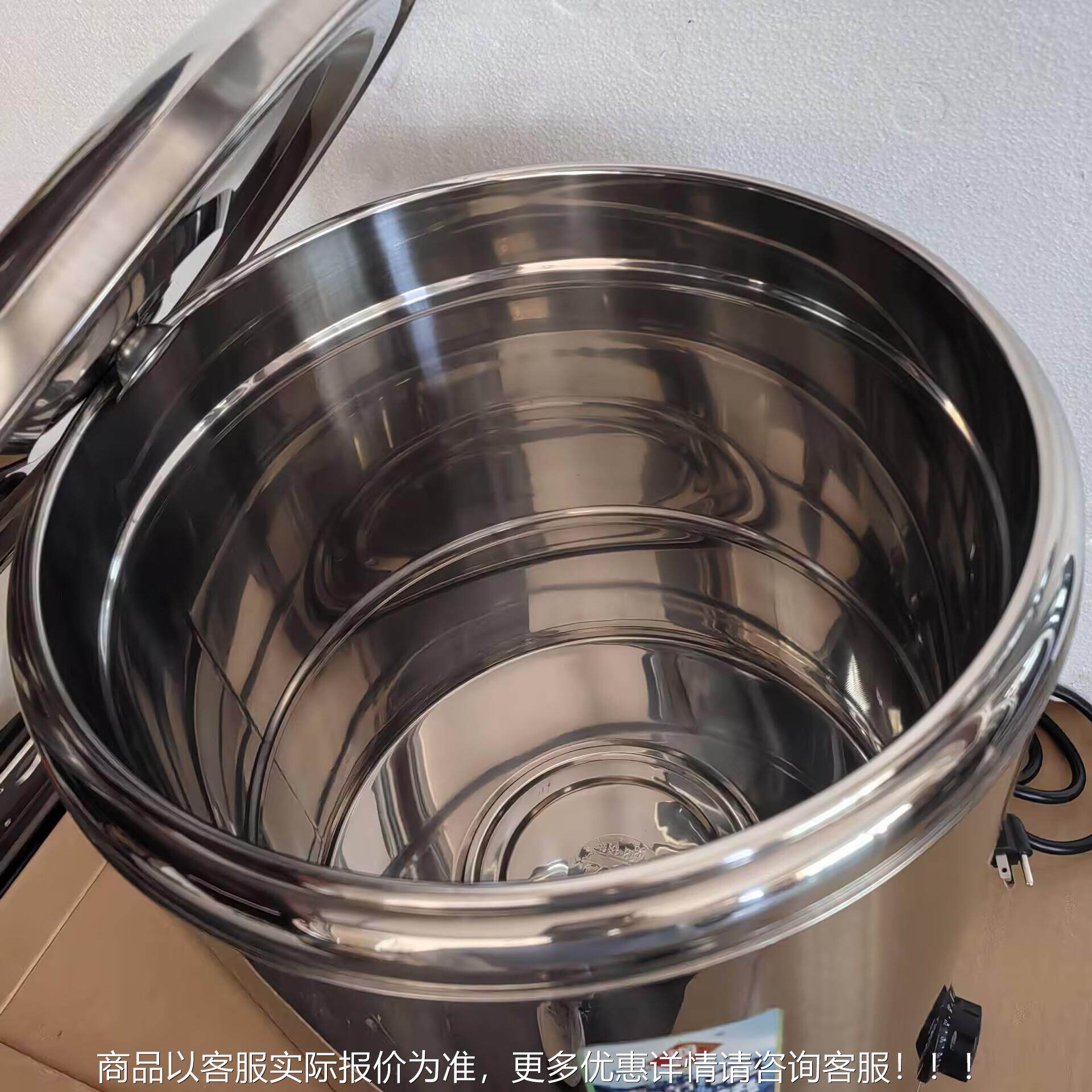 外贸QTU美烛标插头11V不锈钢加热0桶4L0 烧水桶蜡液体加热盘保温