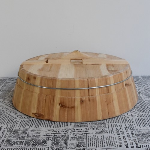 纯手工老式拱锅盖平锅盖杉木锅盖传统水缸盖小砂锅盖盖子加厚家用