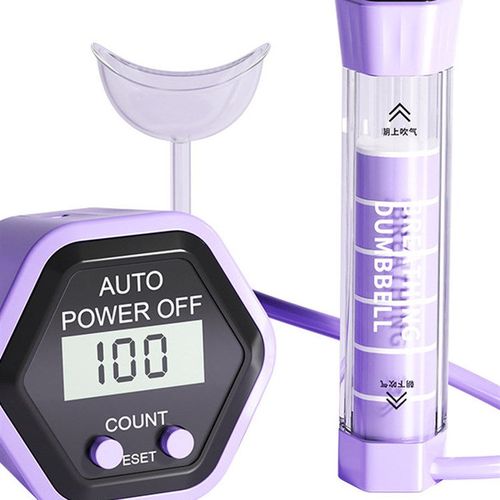 新款升级可调节便携式锻炼肺活量马甲线盆底肌脸部有氧呼吸训练器