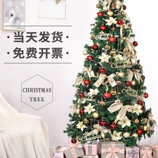 饰摆件绿色大型1.8 圣诞树家用加密1.5米发光套餐圣诞节装 2.1米