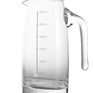 水晶玻璃分酒器扎壶量杯分酒壶公杯家用酒店带刻度带把手分酒器