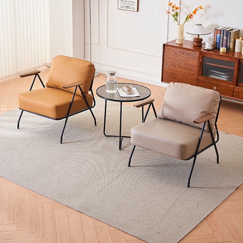 洽谈室桌椅组合酒店民宿休息区接待会客沙发办公室会议室休闲简约