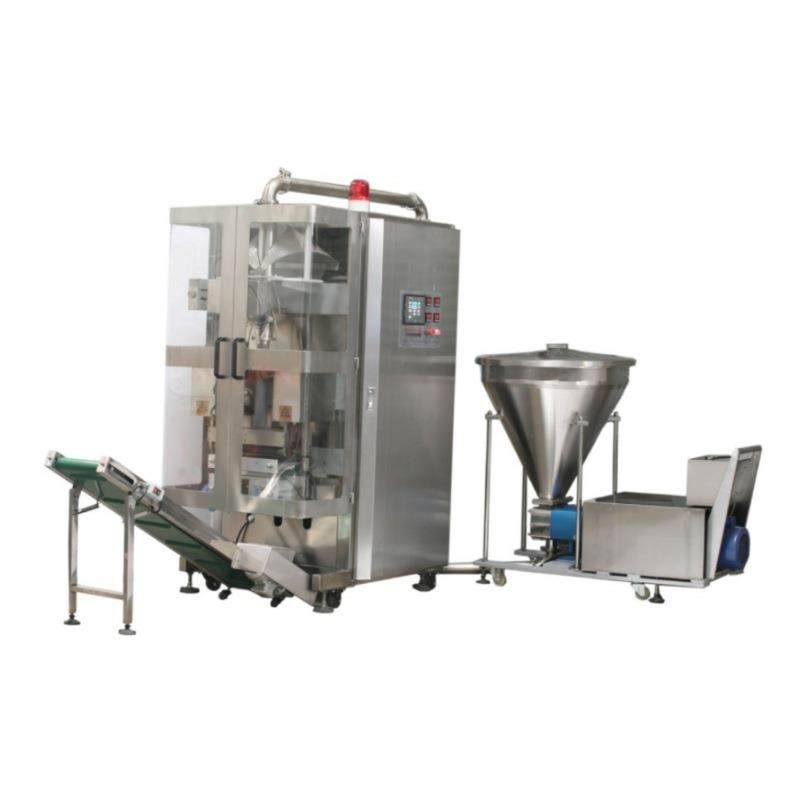 纯紫薯泥真空灌装封口机长沙菌菇芝麻酱转子泵膏体酱料包装机