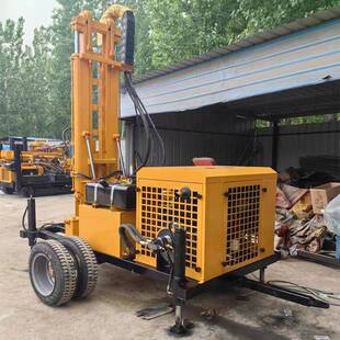 厂家生产液压打井机结构稳定液压打井机家用液压打井机