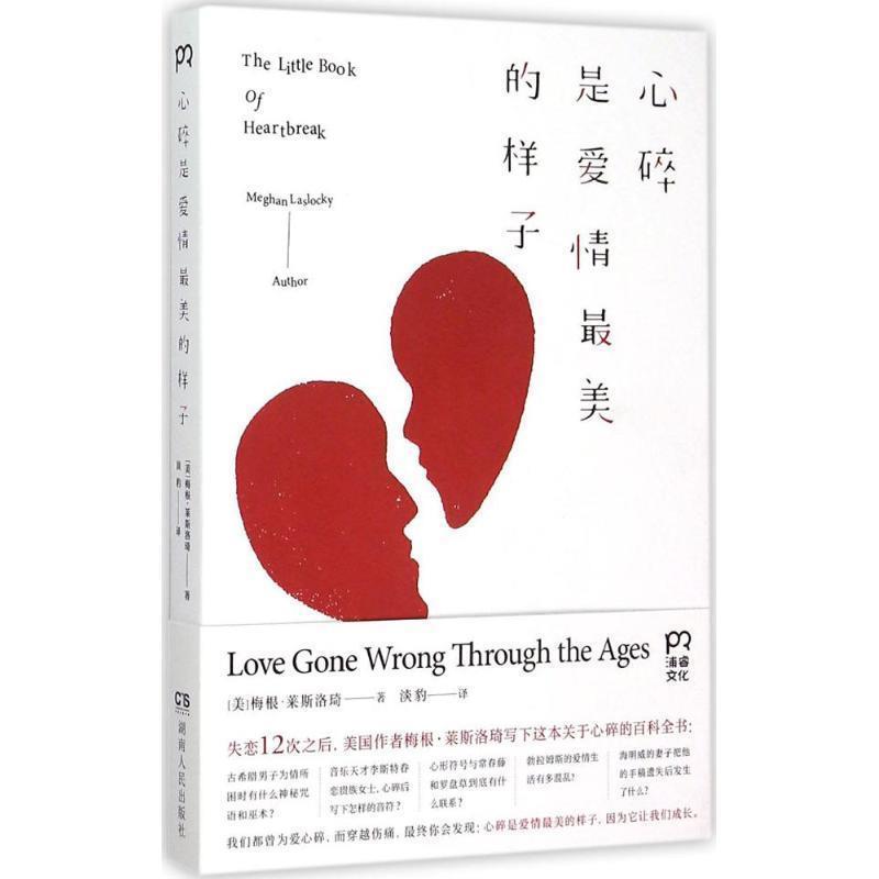 【正版书】 心碎是爱情的样子 [美]梅根·莱斯洛琦 湖南人民出版社