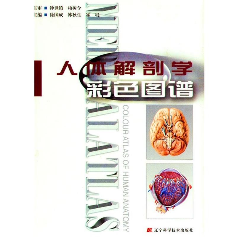 【正版书】 人体解剖学彩色图谱 徐国成,韩秋生,霍琨 著 辽宁科学技术出版社