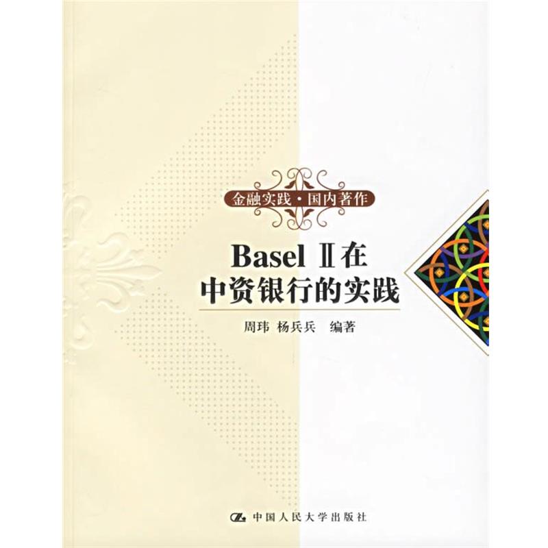 【正版书】 Basel II在中资银行的实践 周玮,杨兵兵 编著 中国人民大学出版社