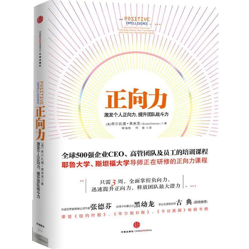 【正版书】 正向力激发个人正向力 提升团队战斗力 [美] 希尔扎德•查米恩 (Shirzad Chamine ) 著 中信出版社
