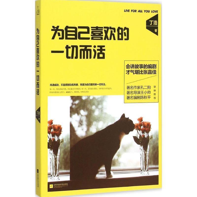 【正版书】 为自己喜欢的一切而活 丁浩 著 江苏文艺出版社