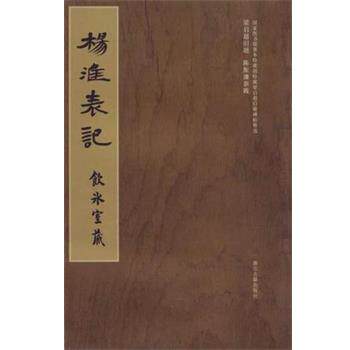 【正版书】 杨淮表记-饮冰室藏 冀亚平 浙江古籍出版社