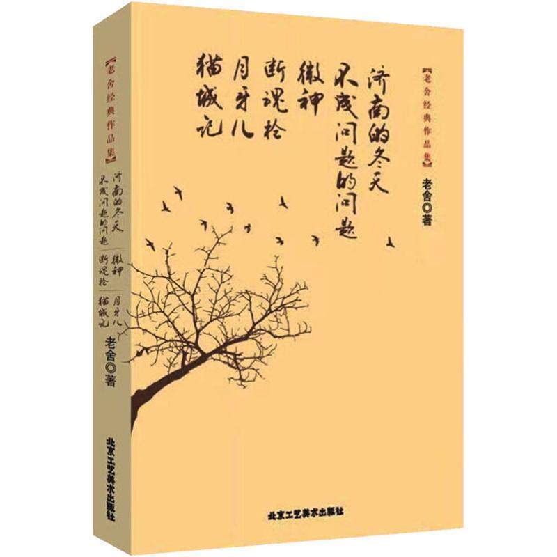 【正版书】 济南的冬天不成问题的问题微神断魂枪月牙儿猫城记 老舍 北京工艺美术出版社