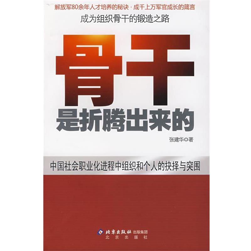 【正版书】 骨干是折腾出来的 张建华 著 北京出版社