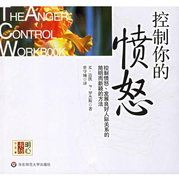 【正版书】 控制你的愤怒 (美)迈凯,(美)罗杰斯 著,曾守锤 译 华东师范大学出版社