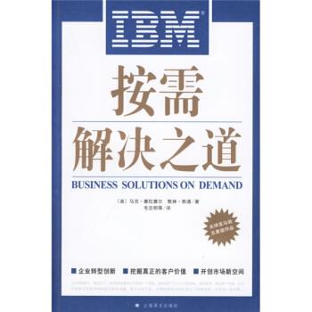 【正版书】 IBM按需解决之道 [美] 塞拉塞尔,[美] 斯通 著,毛忠明 等 译 上海译文出版社