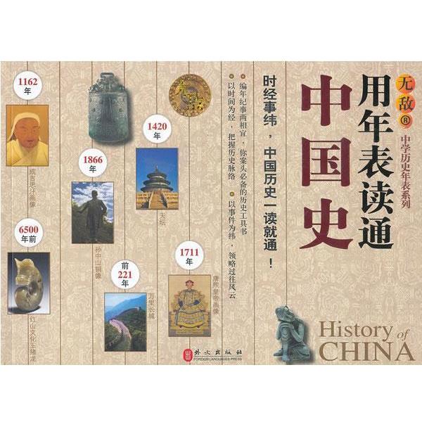 【正版书】 用年表读通中国史 卢菡 ,黄东 ,等 著 外文出版社