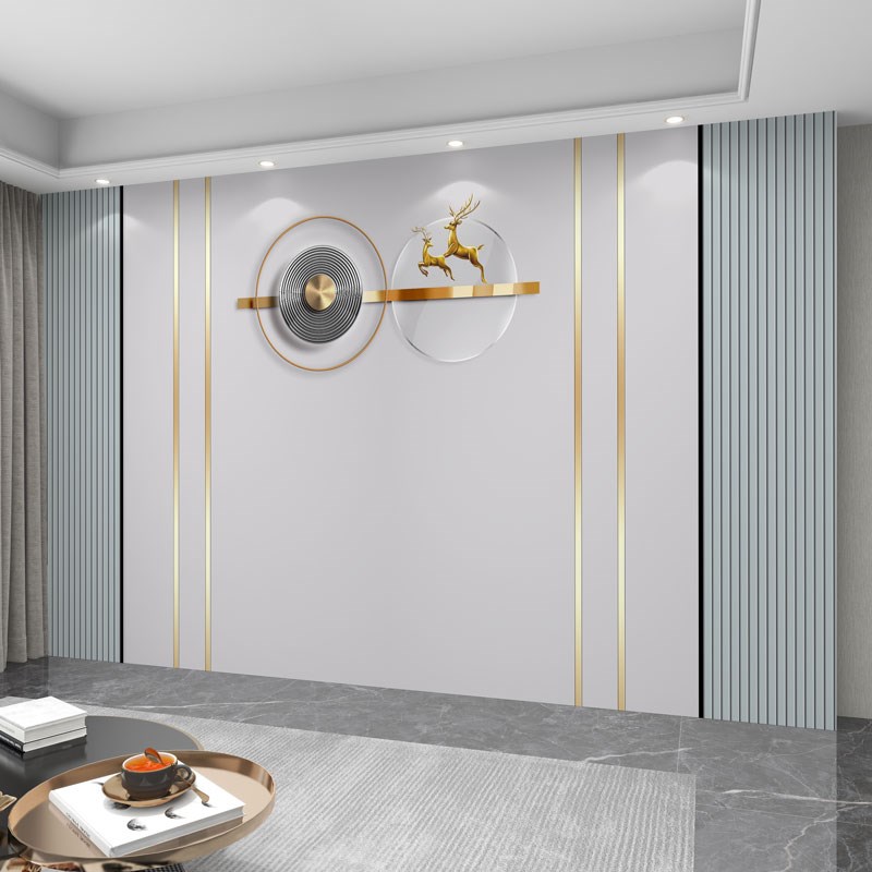 墙纸3d立体高级感现代简约电视背景墙壁纸客厅壁布卧室Y墙布8d壁