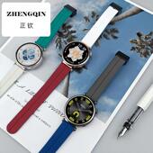 适用华为GT4女款 表带gt5硅胶41mm小表盘折叠磁吸运动手链18mm新款