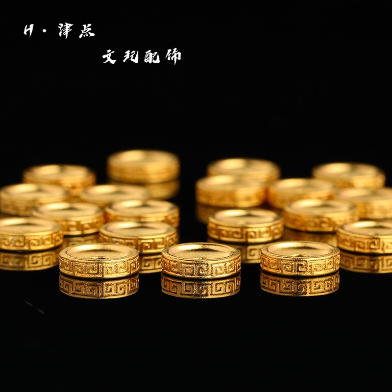 藏传古法镀24K隔片隔珠垫片