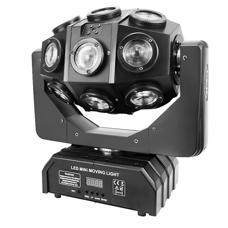 舞台灯光LED18颗幻影激光酒吧夜店蹦迪摇头光束灯KTV闪光灯镭射灯