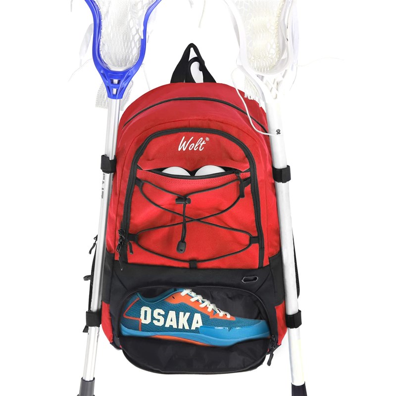 wolt成人冰球曲棍球背包双肩包户外装备训练收纳包青少年成人