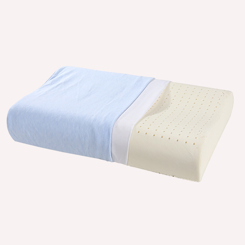 泰国乳胶枕头高枕芯单人家用天然橡胶助睡眠颈椎护颈枕成人低矮枕