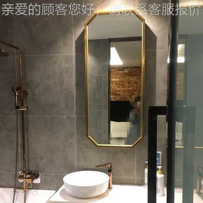 多无品牌/形店五金厂家浴室镜框山东青岛洗漱间边镜酒钢框拉丝不