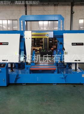 厂家GB4280销售G4B28大0卧式龙门带锯床径金属切割设备液压直龙门