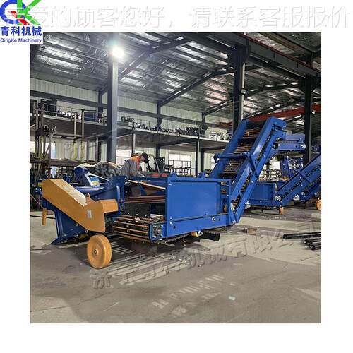 地MTL下农作物挖掘机 履收带式土豆获机 拖拉机后置式薯类出下土